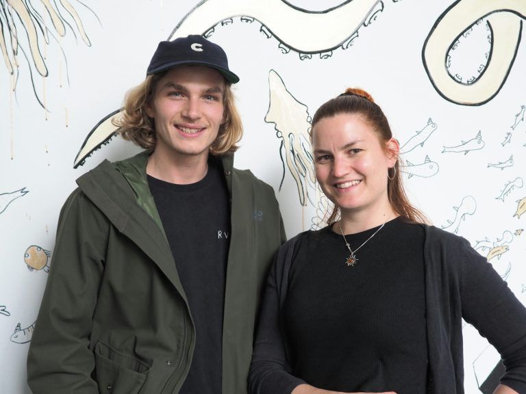 Fotograf Sebastian Ganahl mit Fotografin Eva Sutter.
