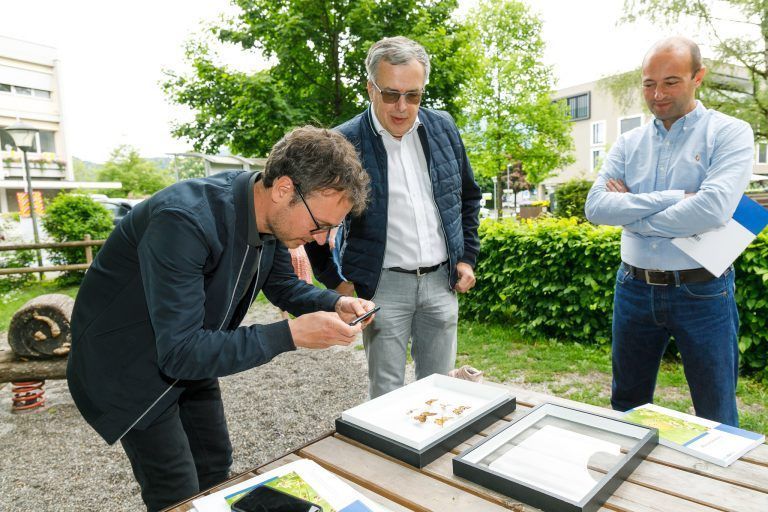 Landesrat Daniel Zadra, Peter Huemer und Johannes Rüdisser. <span class="copyright">VLK</span>