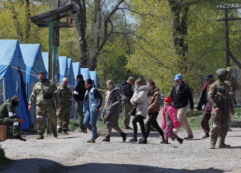 Evakuierungsaktion  in Mariupol