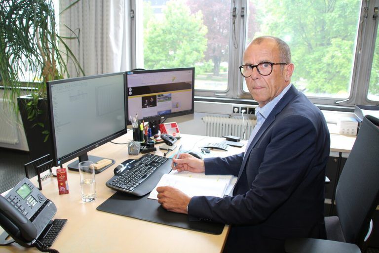 Bürgermeister Walter Gohm gibt Einblicke in anstehende Projekte.Heilmann