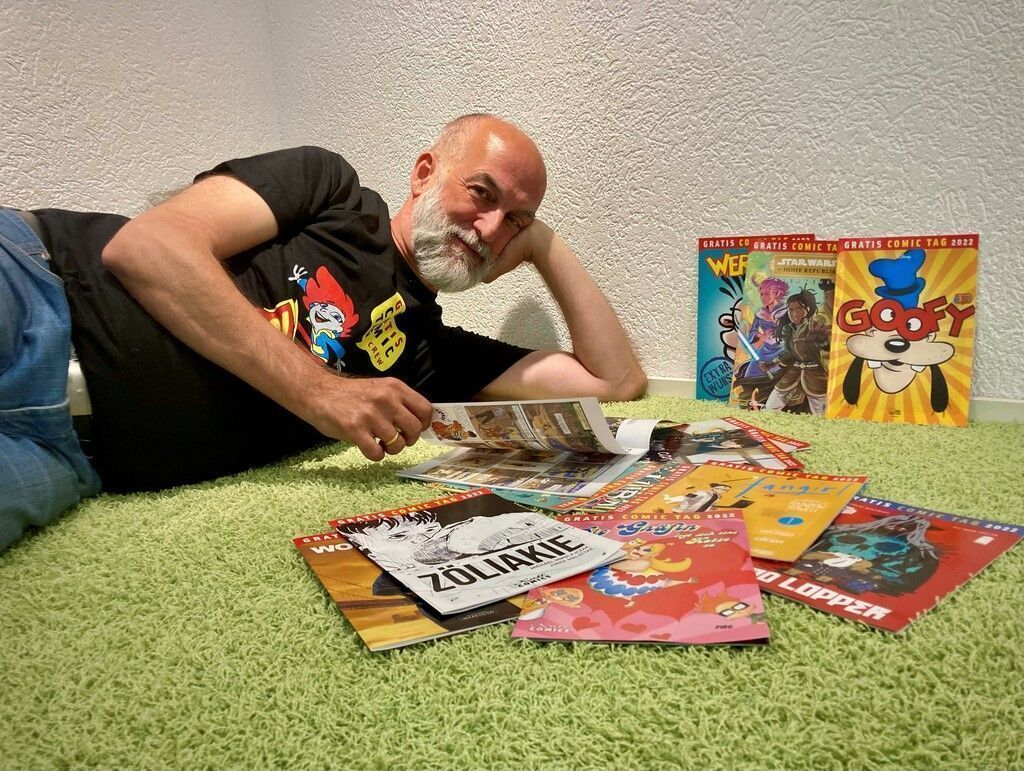 Gratis-Comics in der Bibliothek Lustenau