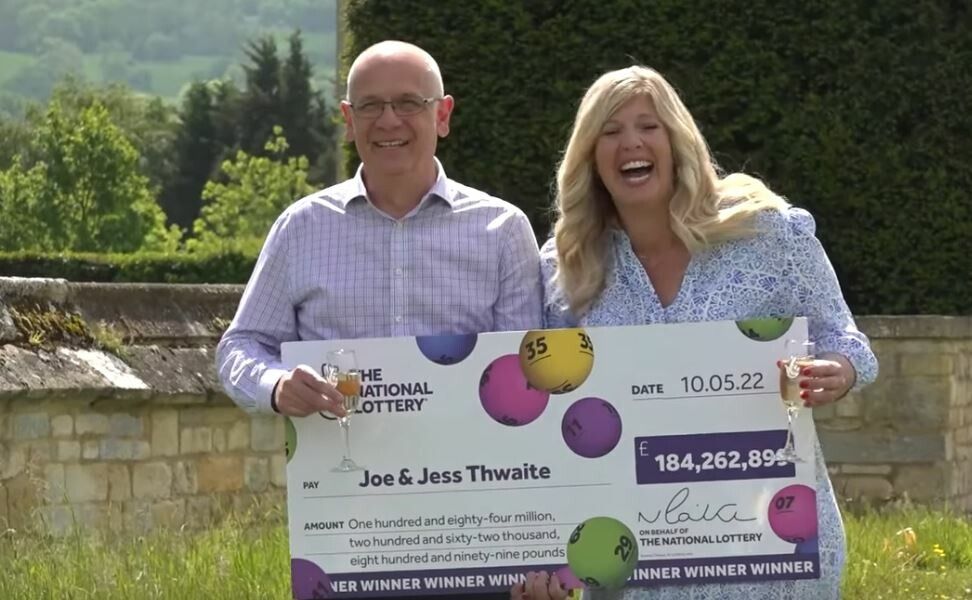 Britisches Paar gewinnt 184 Millionen Pfund im Lotto