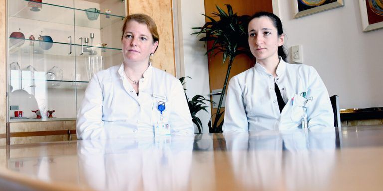 Die Ärztinnnen Sabine Wipper und und Michaela Kluckner haben schon viele geschädigte Gefäße gesehen. UNiklinik