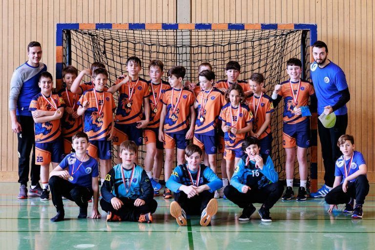 DIe Lauteracher Jung-Löwen sind Vorarlberger Meister.HcB Lauterach