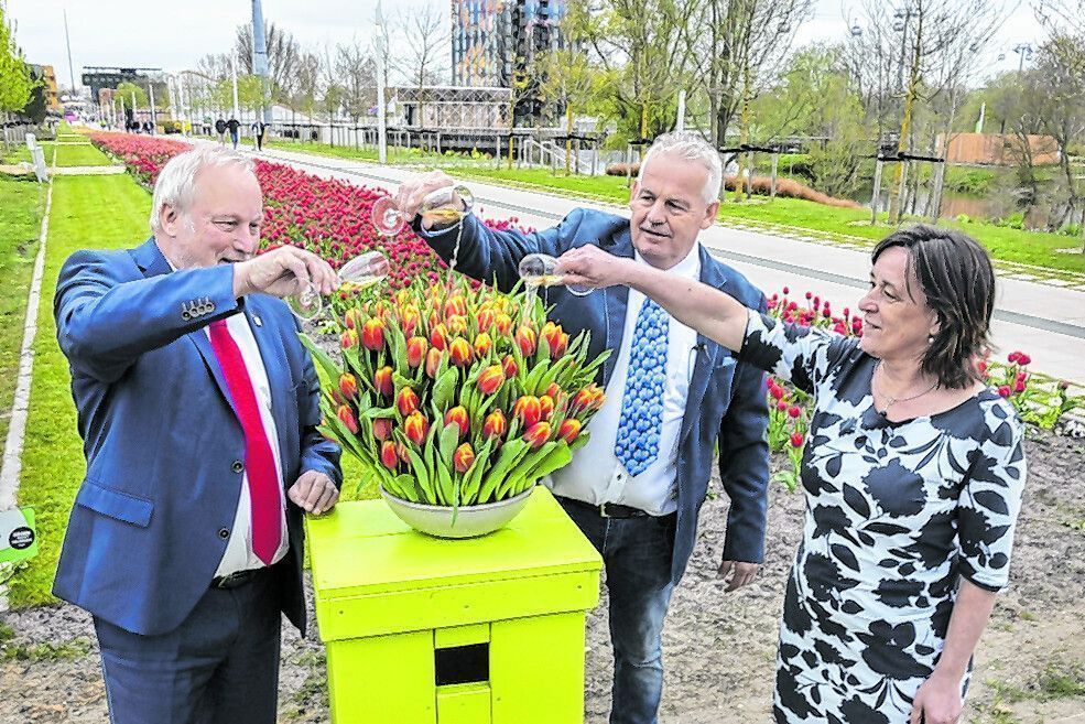 Tulpentaufe auf der Floriade Expo