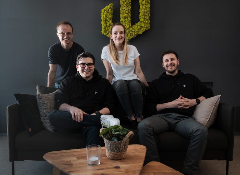 Die vier Neugründer: Philipp Scambor, Islam Mechtijev, Jacqueline Dähn und Benno Purin. Digit-One