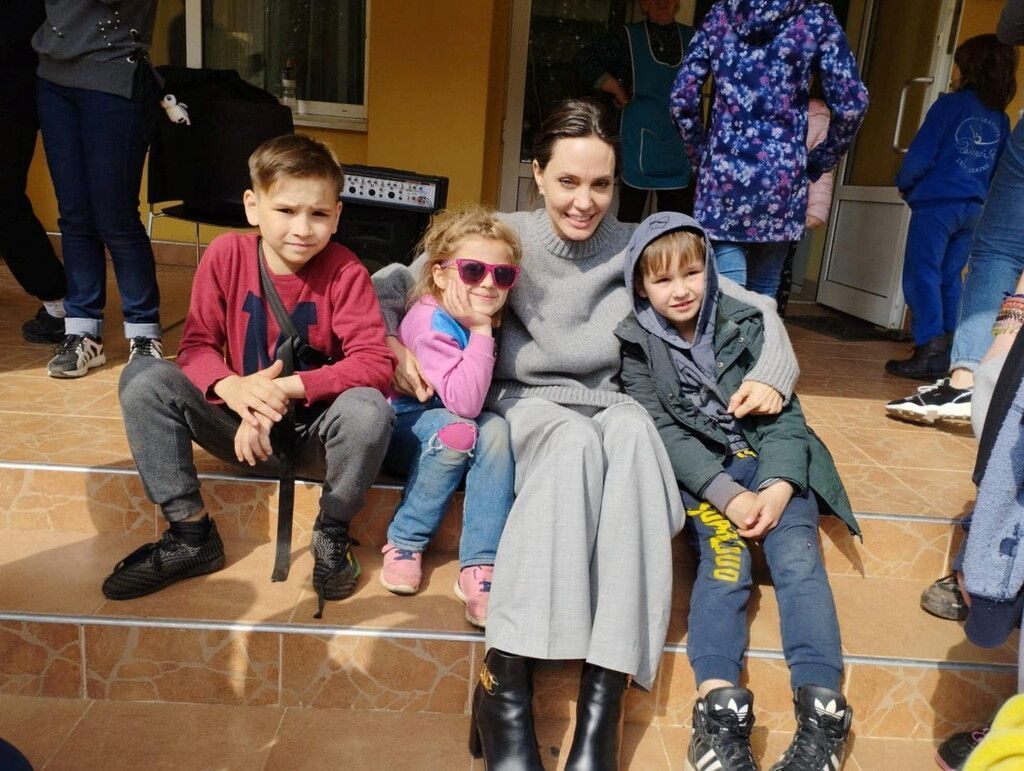 Angelina Jolie in der Ukraine