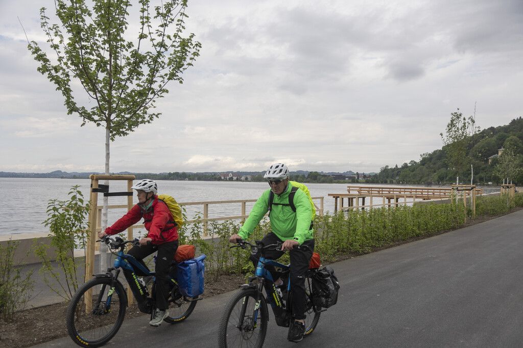 Fast fertig: Der Geh- und Radweg an der Pipeline ist eröffnet. »A5