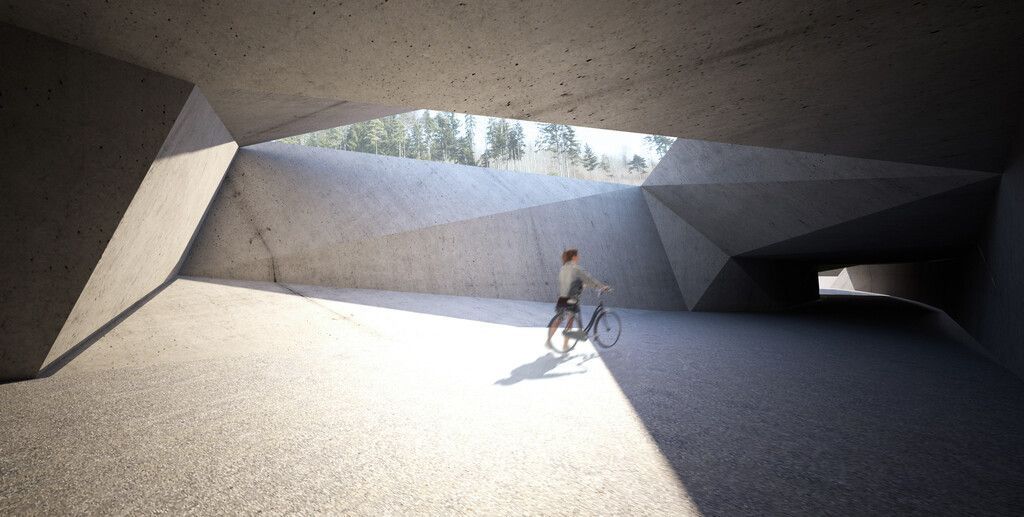 Feldkircher Architekten Marte.Marte planen Radunterführung in der Felsenau. »A4