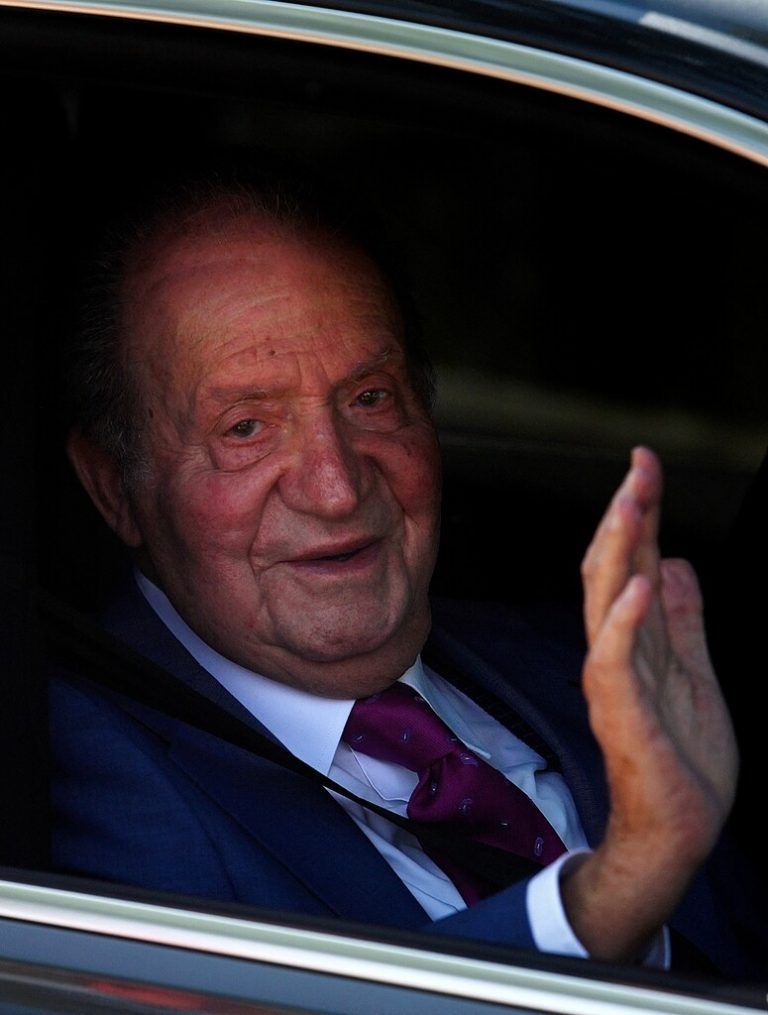 Juan Carlos auf Palast-Besuch