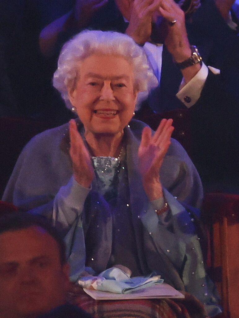 Queen genoss fröhlich das Pferdeshow-Finale