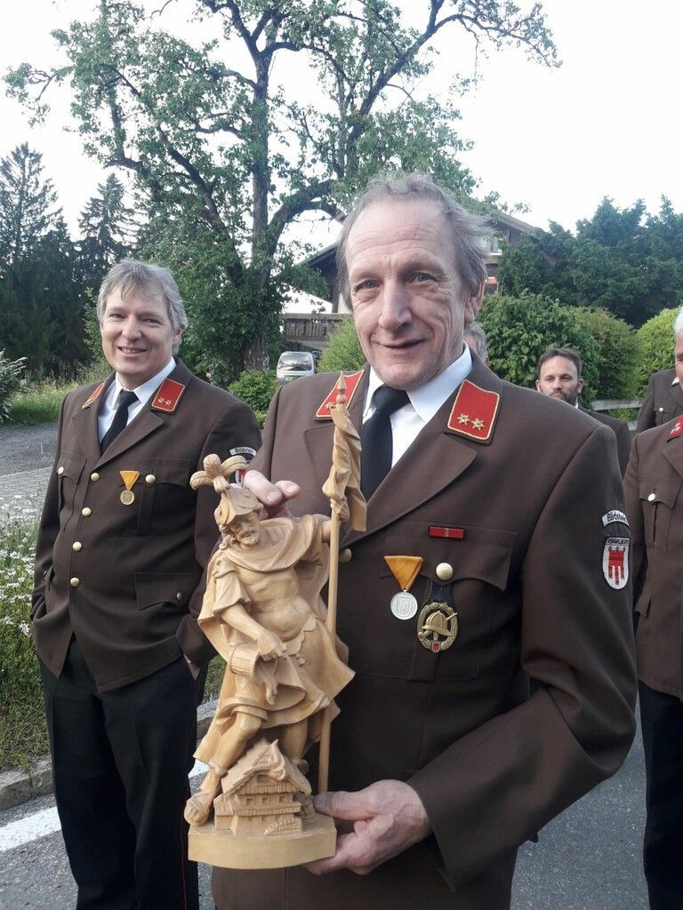 Zu Ehren des Feuerwehrpatrons