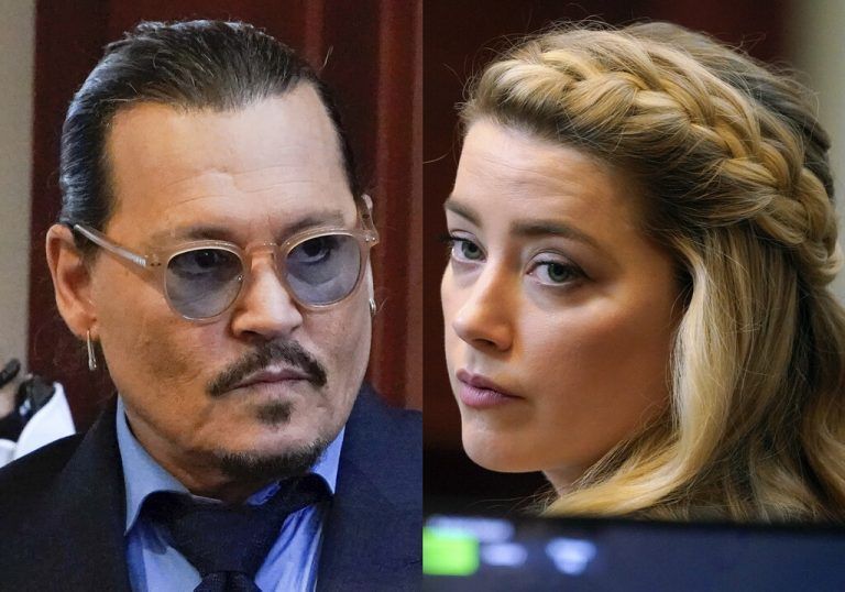 In dem Verleumdungsprozess zwischen Johnny Depp und seiner Ex-Ehefrau Amber Heard muss die Jury ein Urteil fällen. AP