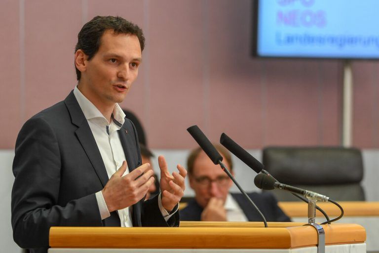 Julian Fässler war bereits einige Jahre Landtagsabgeordneter. <span class="copyright">VN/Lerch</span>