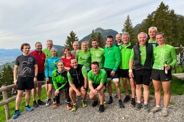 Trainingsausflug des Lauftreff Hohenems zur Alpe Gsohl.Lauftreff