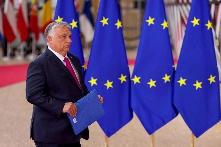 Ungarns Regierungschef bezeichnete den Vorschlag als einen guten Ansatz, stellte aber Forderungen. Reuters