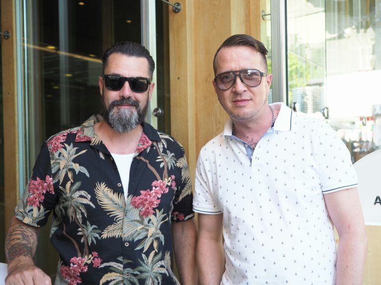 Unter den Veranstaltungsbesuchern: Ingo Devigili und Michael Drndelic.