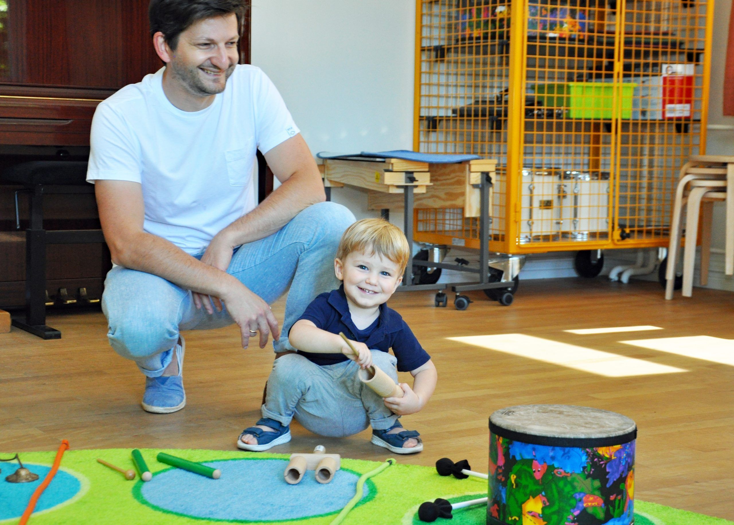 Der musikalische Nachwuchs hatte viel Spaß beim Ausprobieren.lcf (7)