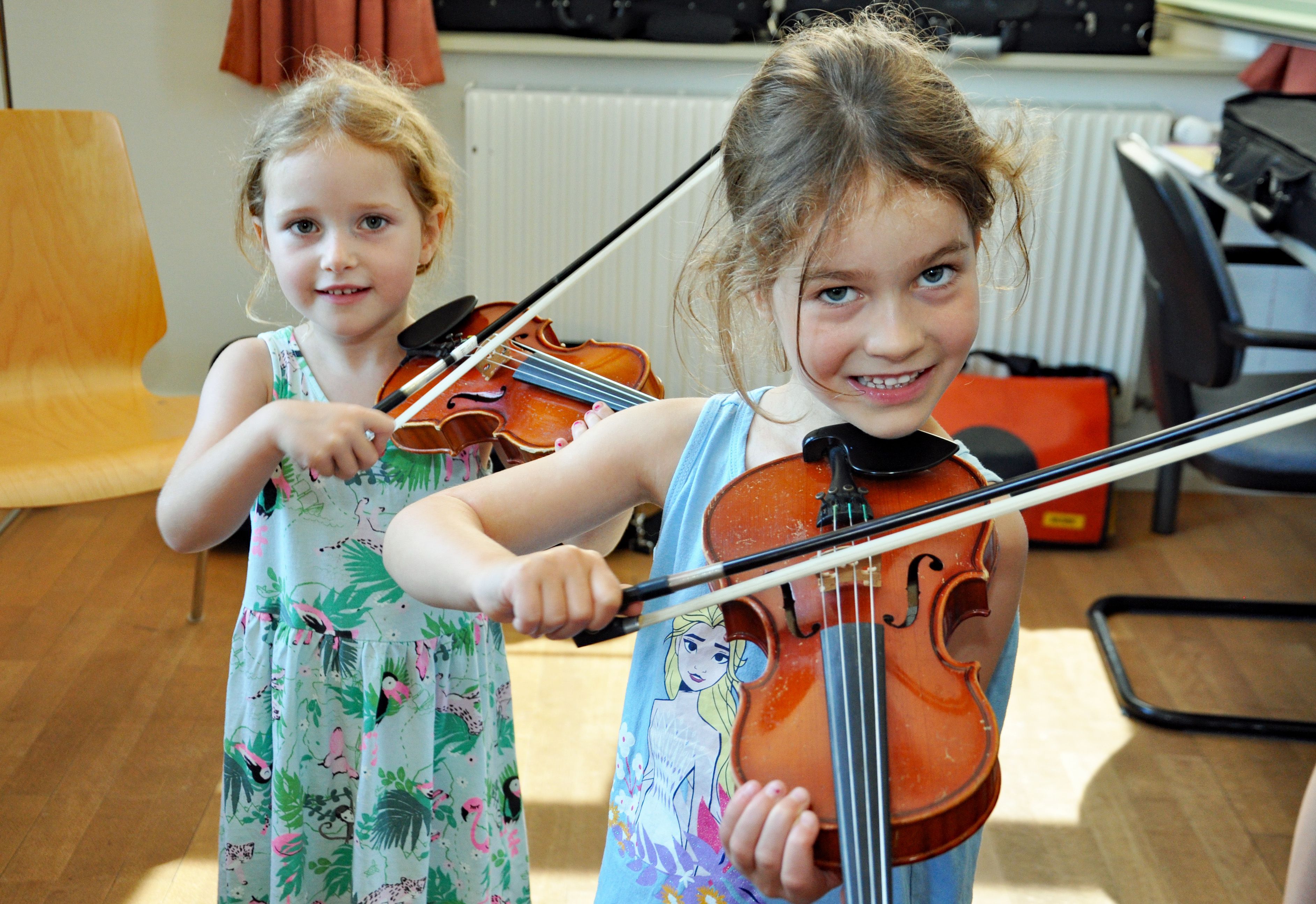Kinder stürmten die Musikschule Dornbirn