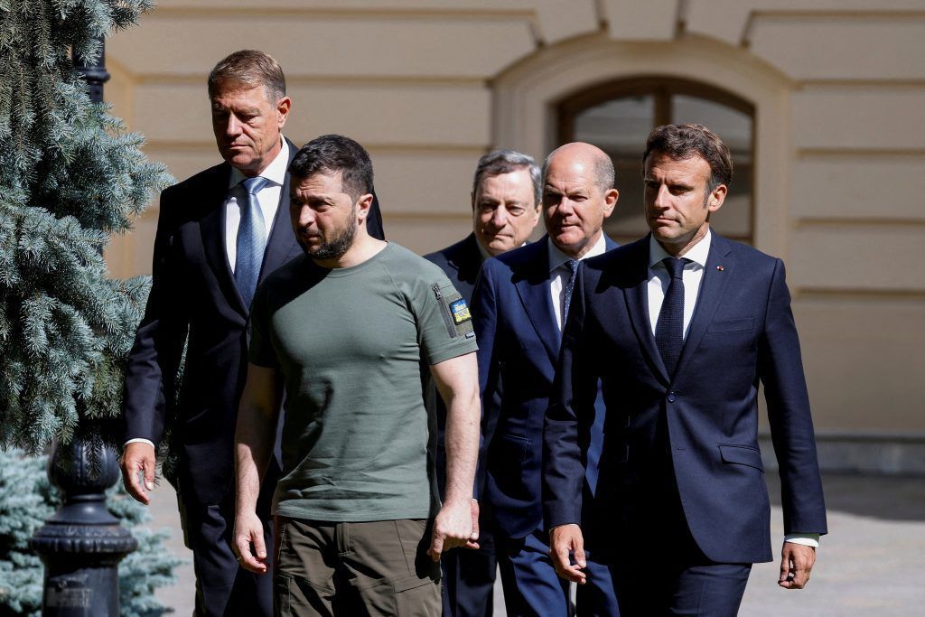 Scholz und Macron wollen EU-Beitrittsstatus für Ukraine