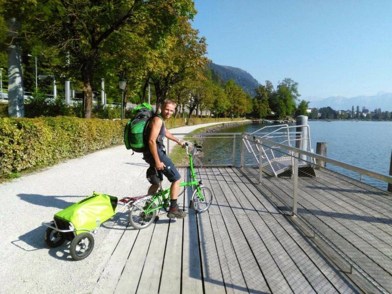Urlaub via Bahn und Klapprad bis Zell am See. Roland Alton