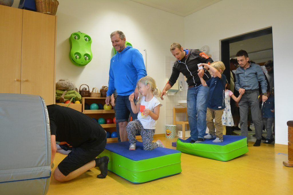 Lustenauer Kindi ließ die Papas hochleben