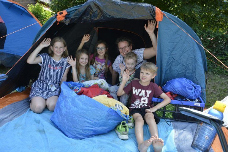 Gemeinsames Abenteuer zu Pfingsten auf der Hatler Kirchbündt.