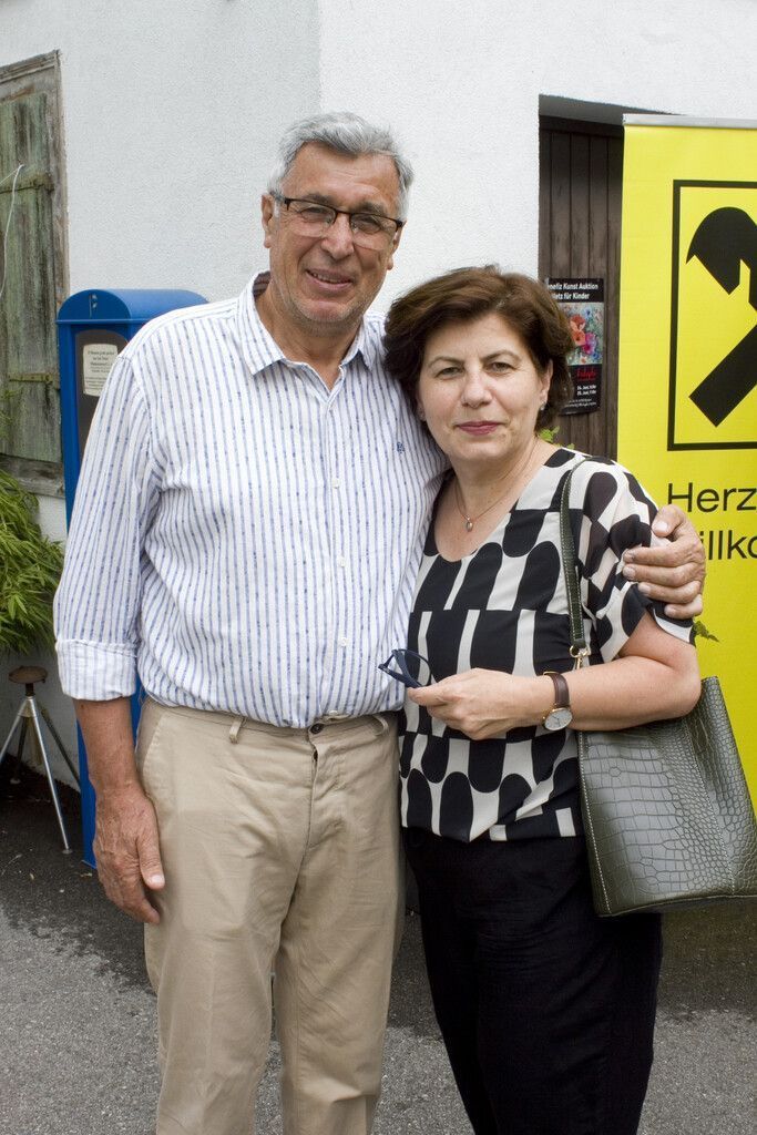 Ali und Belgin Dogan kamen zur Ausstellung.
