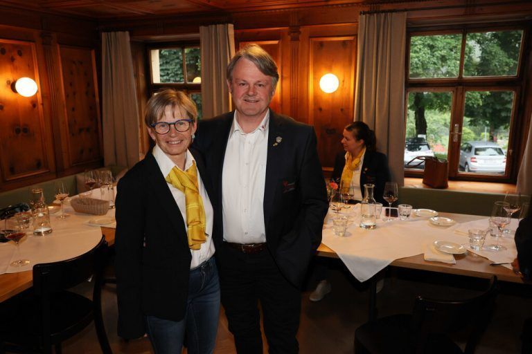 Andrea Würfl und Jürgen Katschitsch waren auch im Gasthof Rössle.