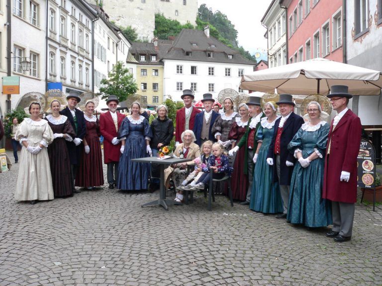 Beim Auftanz wurde Edith Mark für 70 Jahre Mitgliedschaft geehrt. Tg Feldkirch
