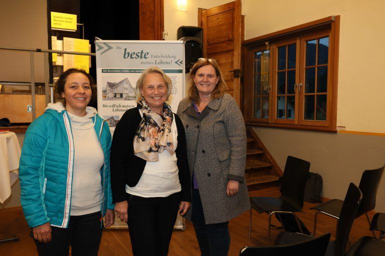Caroline Terzer, Sonja Röthlin und Heidi Lampert.