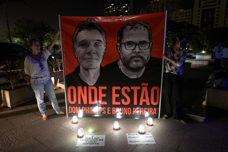 Der britische Journalist Dom Phillips und der Indigenen-Experte Bruno Pereira sind seit vergangenem Sonntag vermisst. AFP