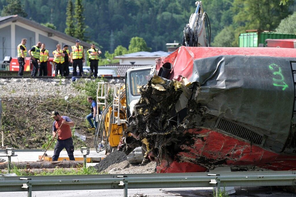 Fast 70 Verletzte bei ­Zugunglück in Garmisch