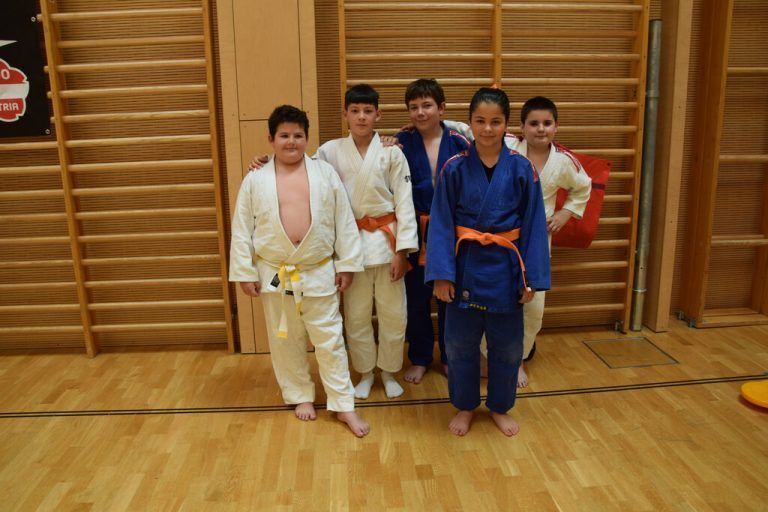 Die erfolgreichen Judokas des UJC Hohenems. UJC Hohenems