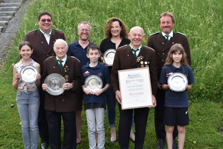 Die Geehrten der Union Schützengilde Höchst. USG Höchst