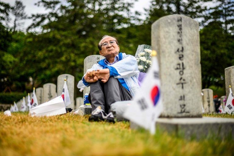 Die Koreaner gedachten am 6. Juni - der in ihrem Land ein gesetzlicher Feiertag  ist - der Opfer des Koreakrieges und anderer Konflikte. AFP