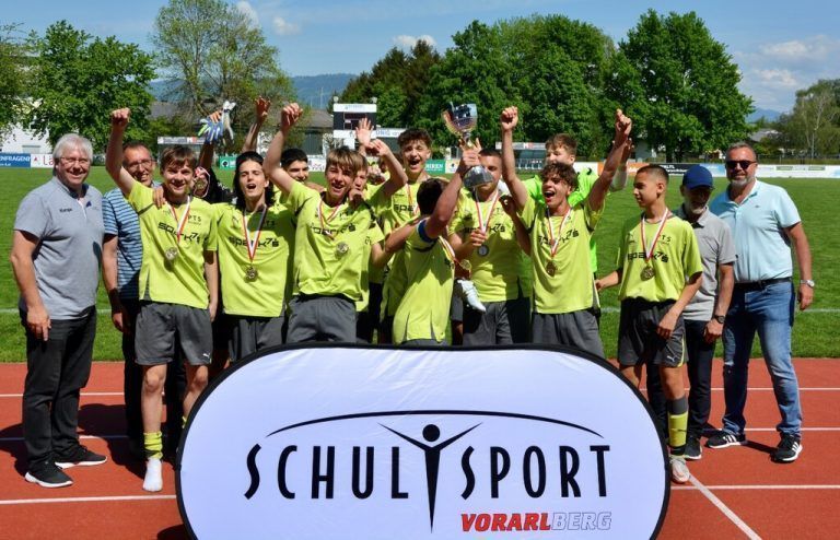 Die siegreichen Kicker der PTS Bregenz.PTS Bregenz