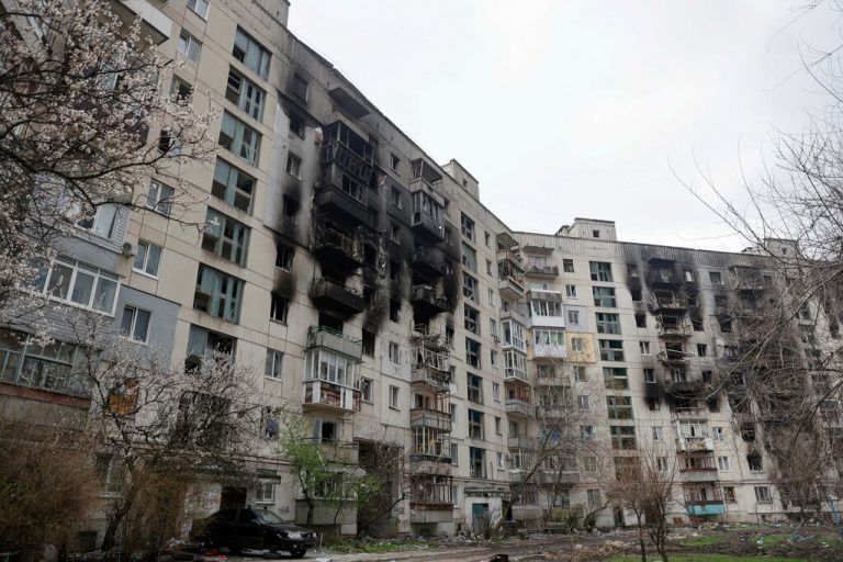 Die Ukrainische Stadt Sjewjerodonezk steht nun offenbar größtenteils unter russischer Kontrolle. Reuters