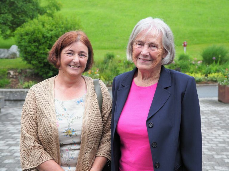 Elke Gradwohl besuchte mit ihrer Mutter Christine Peter die Ausstellung.