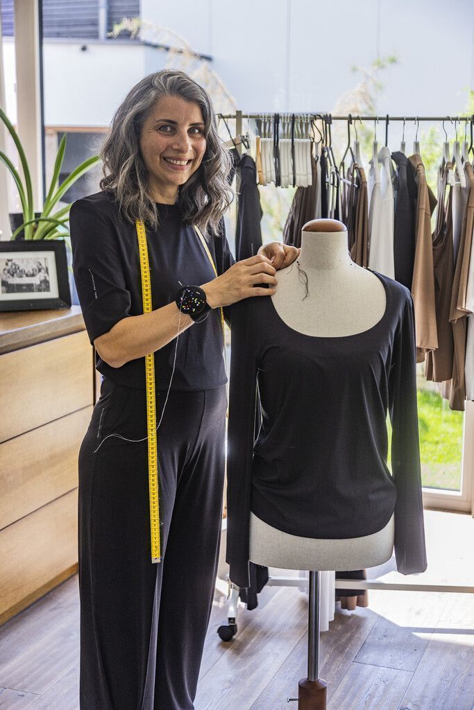 Melanie Stocker will mit Modelabel ­durchstarten. »A7