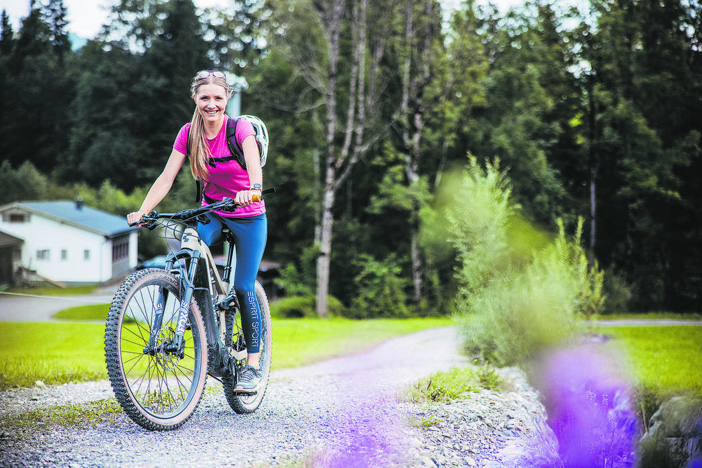 Beim Fahrradfahren klare Nummer eins