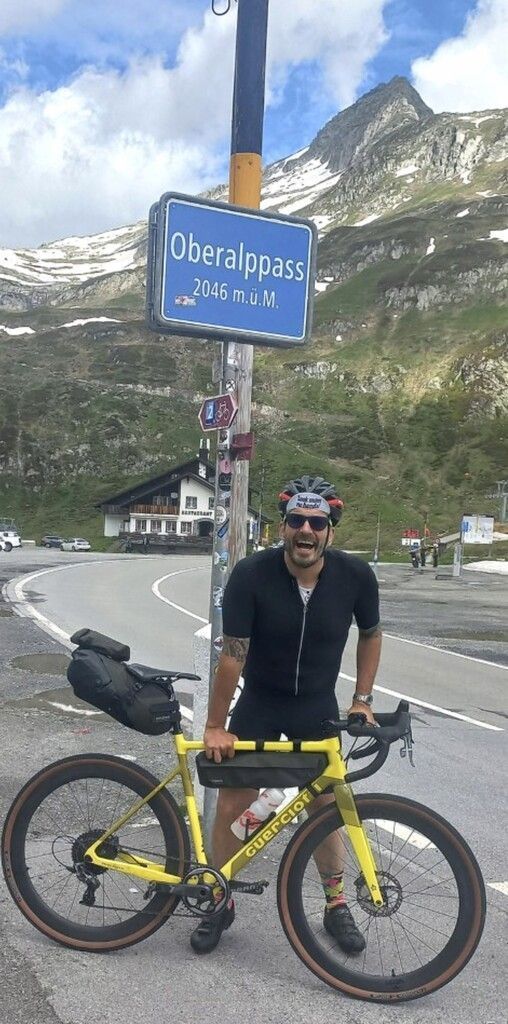 Florian Hofmann auf der Anreise – „nur“ noch rund180 km bis Bezau.