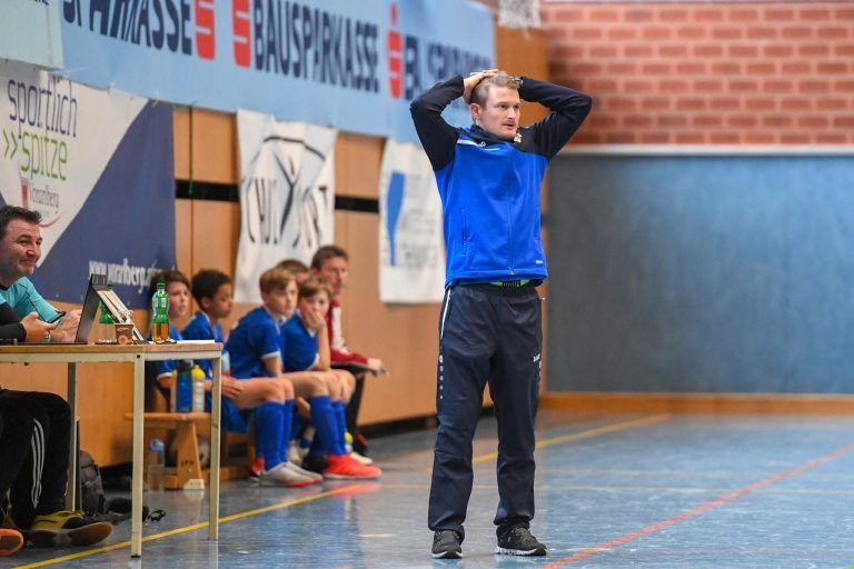 Mehrerau-Trainer Simon Getzner weiß um die Favoritenrolle seines Teams. <span class="copyright">VN-Lerch</span>