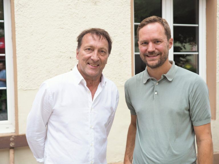Gabriel Ramsauer (Russmedia) und Clemens Sagmeister.