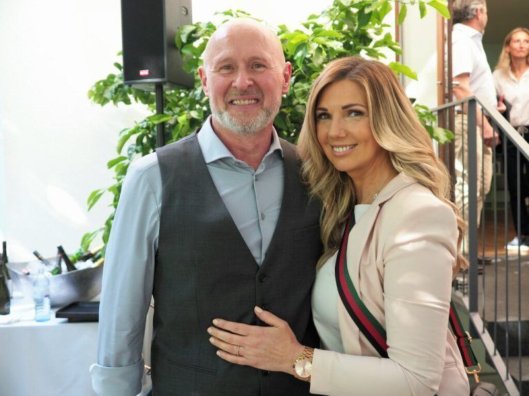 Genossen den Abend: Lothar und Daniela Rüscher.
