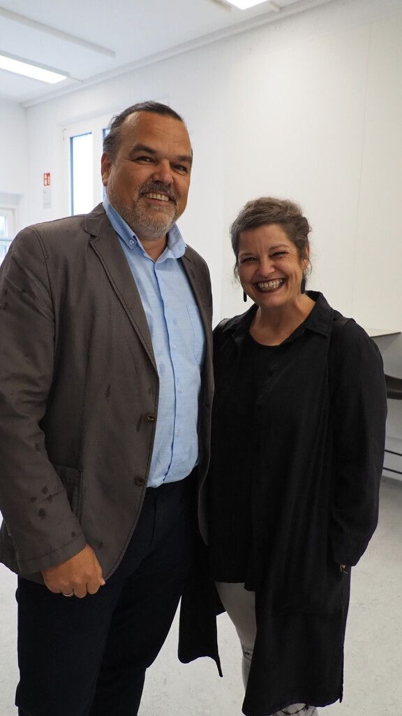 GF der Sozialdienste GmbH Achim Steinhauser und Leiterin des OJA Altach Nicole Beck.