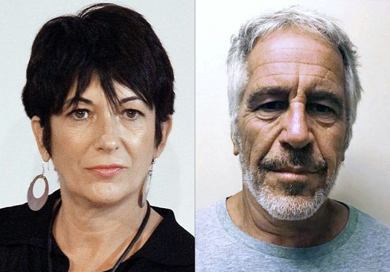 Ghislaine Maxwell und Jeffrey Epstein. Er tötete sich in der Gefängniszelle, sie fasste nun 20 Jahre Haft aus.AFP