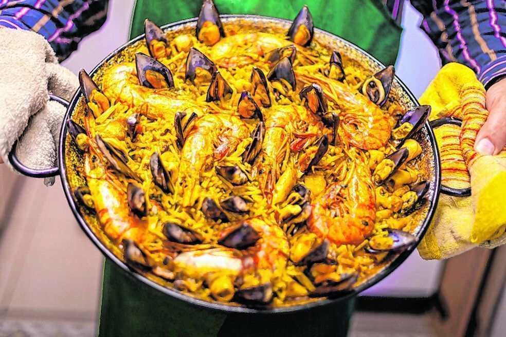 Die Paella kommt aus Valencia