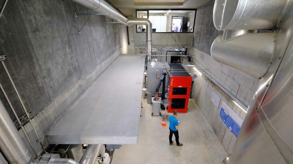 Neues Biomasse-Heizwerk Rieden in Betrieb genommen