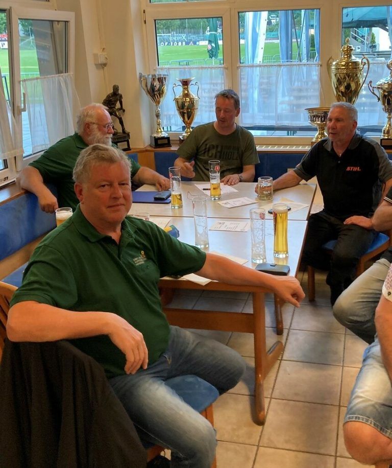 Kurt Klien, Rainer Benzer, Edgar Häfele und Lothar Nachbauer.OGV